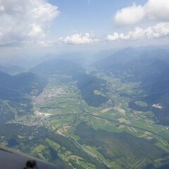 Flugwegposition um 12:30:16: Aufgenommen in der Nähe von Gemeinde Wörschach, 8942, Österreich in 2554 Meter